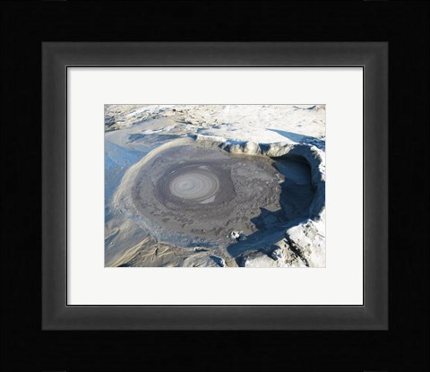 Framed Volcano Crater at Buzau Print