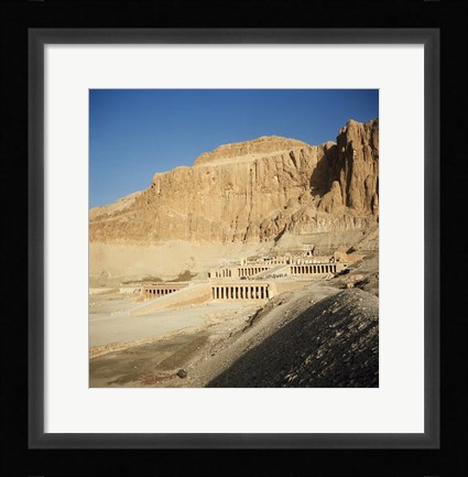 Framed Temple of Hatshepsut Deir El Bahri Thebes Egypt Print