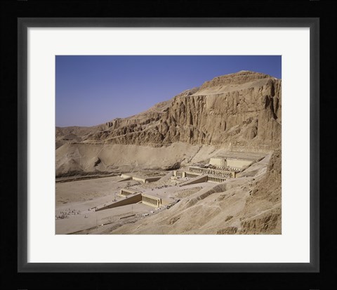 Framed Temple of Hatshepsut Deir El Bahri Thebes Egypt Print