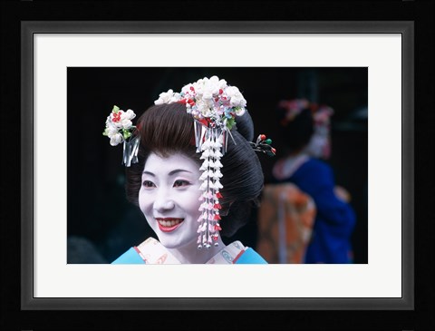 Framed Geishain Japan Print