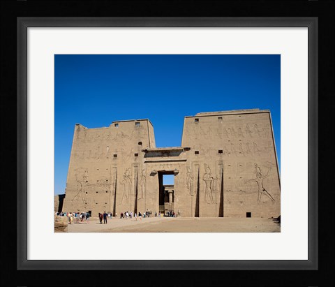 Framed Temple of Horus, Edfu, Egypt Print