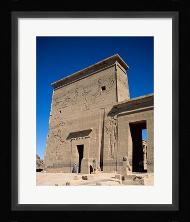 Framed Philae Temple, Aswan, Egypt Print