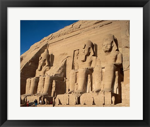 Framed Temple of Ramses II, Abu Simbel, Egypt Print