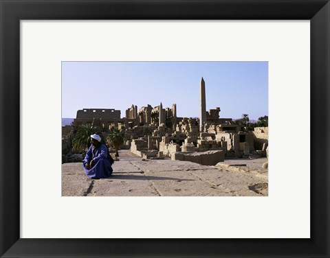 Framed Karnak Temple  Luxor  Egypt Print