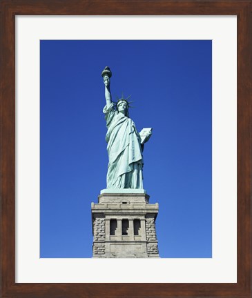 Framed Statue of Liberty, New York City, New York, USA Print