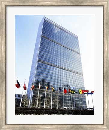 Framed United Nations, New York City, New York, USA Print