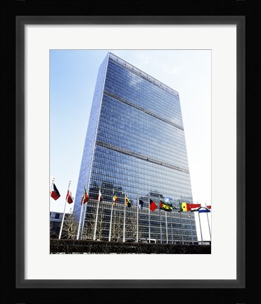 Framed United Nations, New York City, New York, USA Print