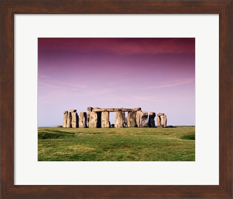 Framed Stonehenge, Wiltshire, England Print