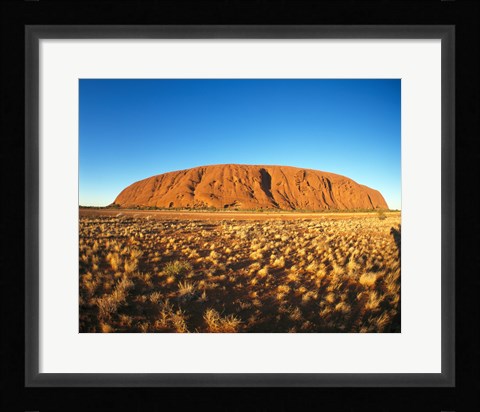 Framed Ayers Rock, Uluru-Kata Tjuta National Park, Australia Print