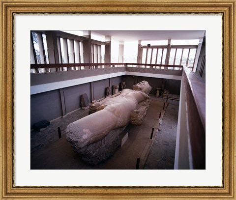 Framed Statue of Ramses II, Memphis, Egypt Print