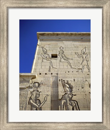 Framed Temple of Isis, Philae, Aswan, Egypt Print