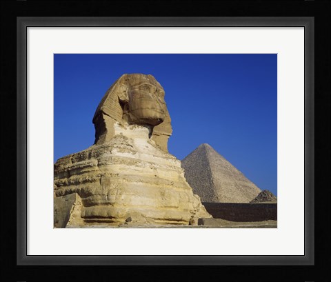 Framed Great Sphinx, Giza, Egypt Print
