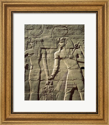 Framed Temples of Karnak, Luxor, Egypt Print