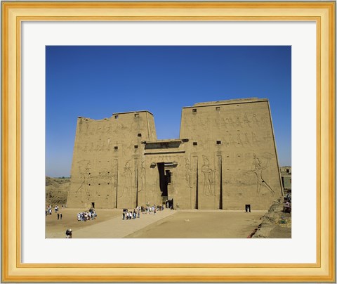 Framed Temple of Horus, Edfu, Egypt Print