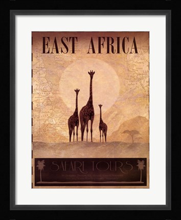 Framed East Africa Print