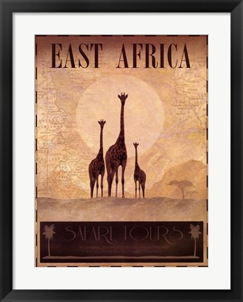 Framed East Africa Print