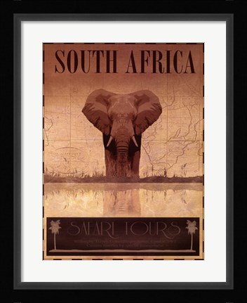 Framed South Africa Print