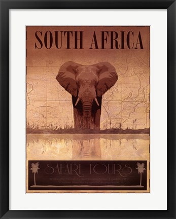 Framed South Africa Print