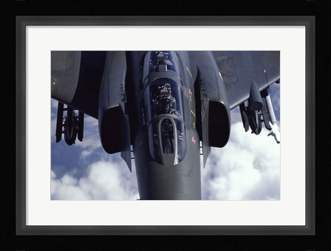 Framed McDonnell Douglas F-4E Phantom II Jet Fighter Print