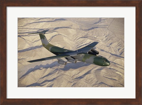 Framed Lockheed C-141B Starlifter Cargo Plane Print