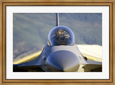 Framed F-16 Fighter Jet US Air Force Print