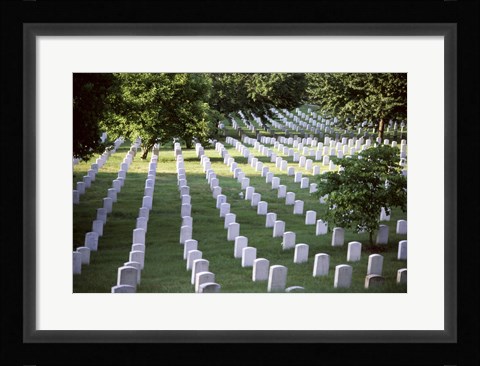 Framed Arlington National Cemetery Arlington Virginia USA Print