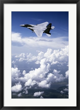 Framed F-15 Eagle Fighter  United States Air Force Print