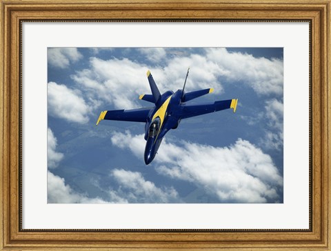 Framed Blue Angels F-18 Hornet Print