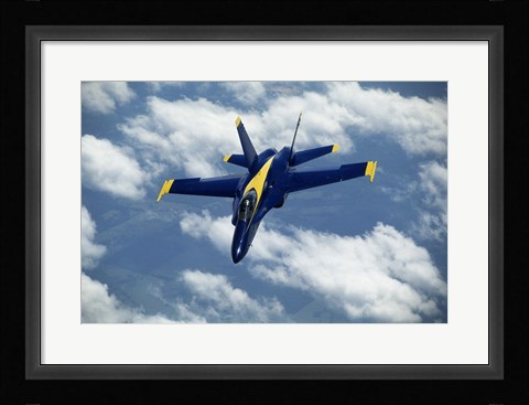 Framed Blue Angels F-18 Hornet Print