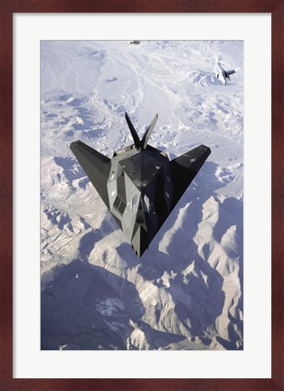 Framed US Air Force F-117 Stealth Fighter Print