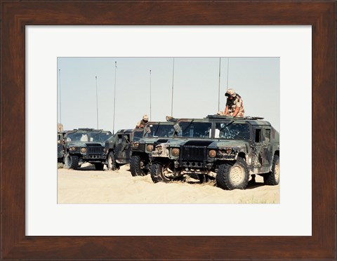 Framed Saudi Arabia: M-998 Print