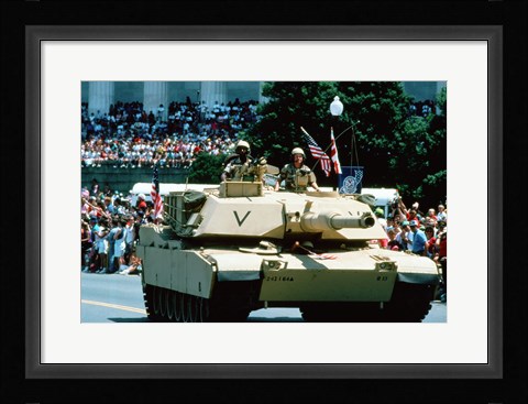 Framed 1A1 Ambrams Main Battle Tank Print