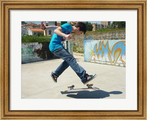 Framed Goncalo Skate Arruda Print