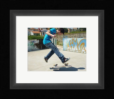 Framed Goncalo Skate Arruda Print