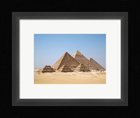 Framed All Gizah Pyramids Print