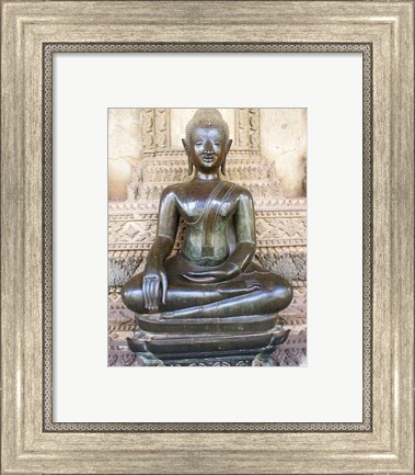 Framed Buddha Bhumisparsha Mudra Print