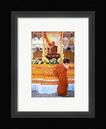 Framed Chan Kusalo Cremation Print