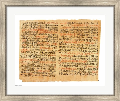Framed Edwin Smith Papyrus Print