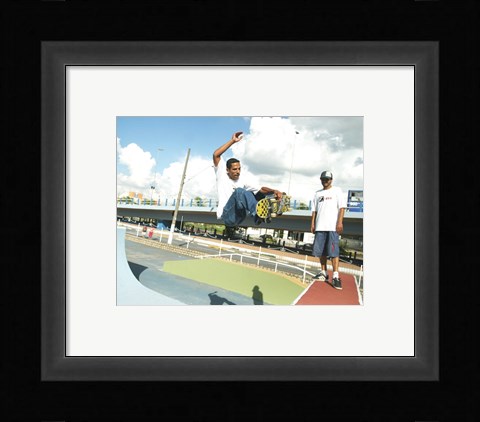Framed Skate Brasil Print