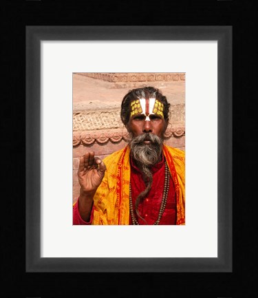 Framed Sadou Kathmandu Print