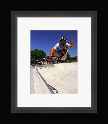 Framed Santa Cruz Skateboard Print