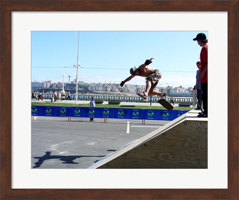 Framed Skate Flip Print