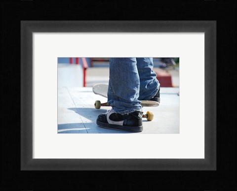Framed Skater in Florence Print
