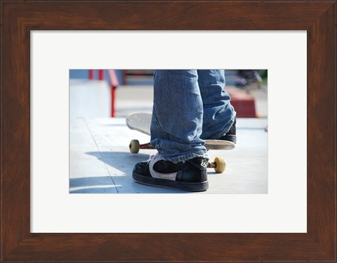 Framed Skater in Florence Print