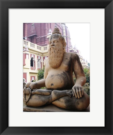 Framed Yogi Sculpture Print