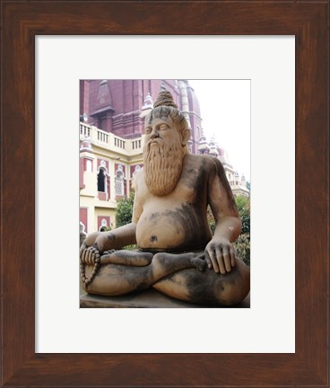 Framed Yogi Sculpture Print