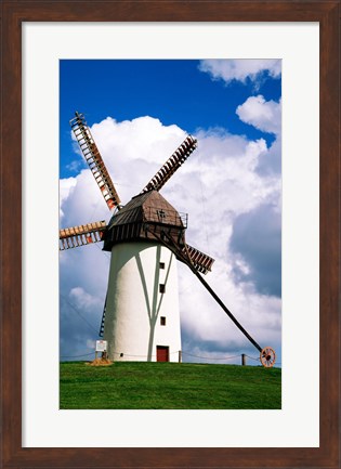 Framed Low view of a windmill, Skerries, County Dublin, Ireland Print