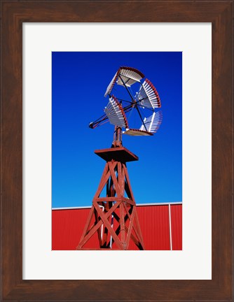 Framed American Wind Power Center, Lubbock, Texas, USA Print