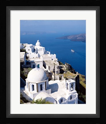 Framed Cyclades Islands, Greece Print