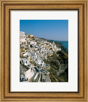 Framed Santorini, Cyclades Islands, Greece Print